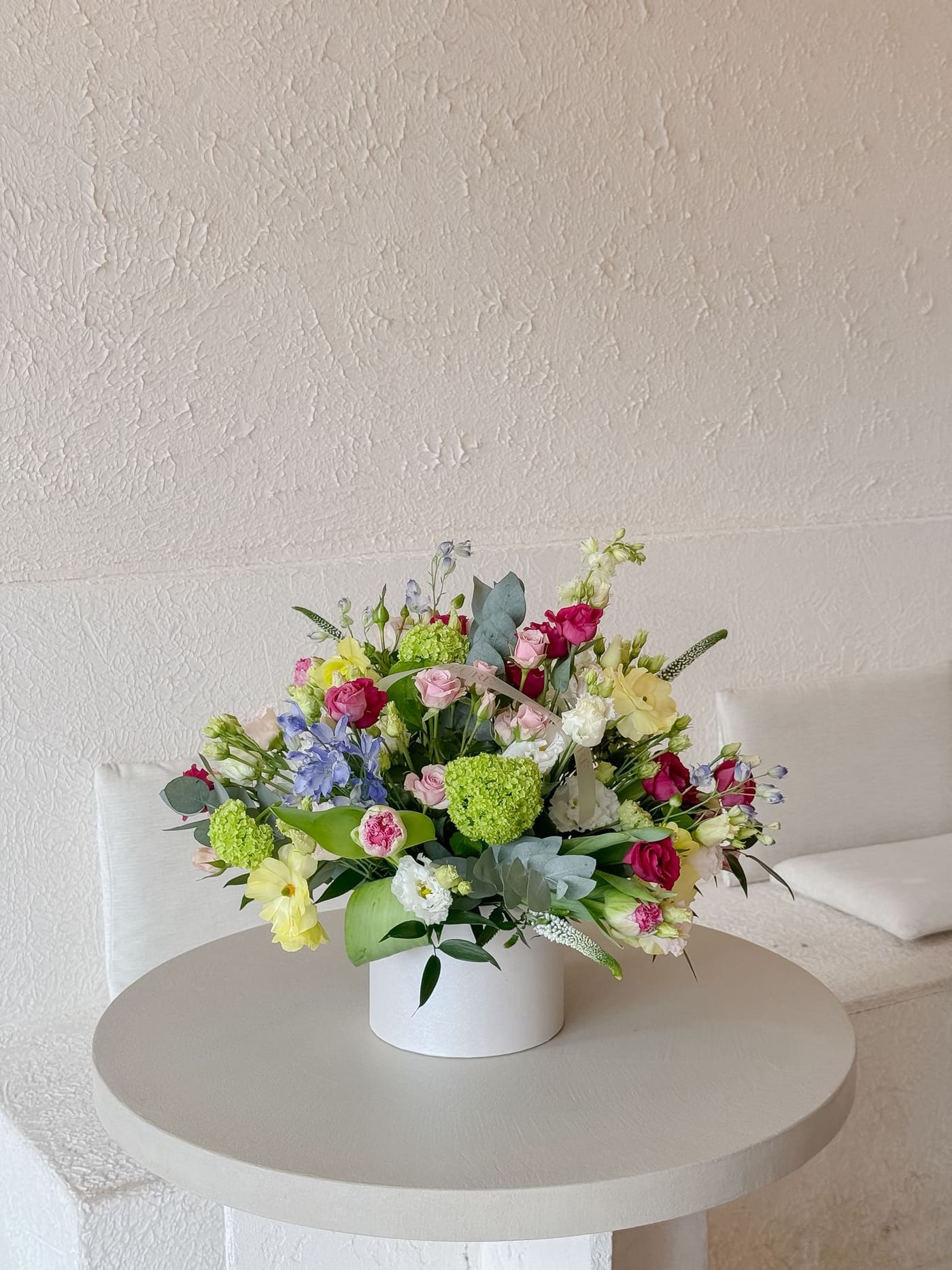 Fleurè flowers and a Bloom & Bubbles drink